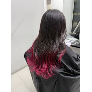 グラデーションレッドピンク - siesta by amble luxe 池袋【シエスタ バイ アンブルリュクス】【シエスタ バイ アンブルリュクス】掲載中