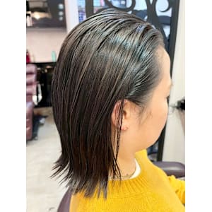 【外ハネボブ】冬の透明感グレーカラー★赤羽美容室 - OHI 赤羽店【オーエイチアイ アカバネテン】掲載中