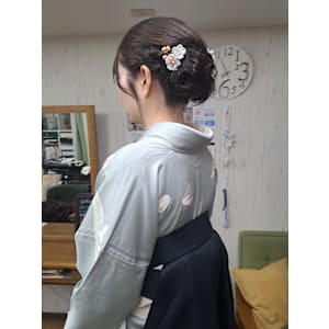 袴着付け＋ヘアセット