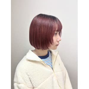 切りっぱなしボブ/顔まわりレイヤー/内巻きボブ/レイヤーボブ - AO。【アオ】掲載中