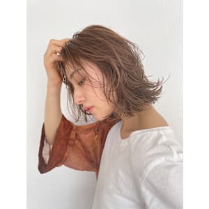 ボブレイヤー/ミディアムボブ/レイヤーボブ/レイヤーカット