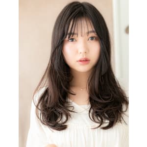 黒髪エアウェーブパーマ韓国巻き小顔ゆるふわロング30代40代 - COVER HAIR bliss 【カバー ヘア ブリス】川口/ららテラス川口東口駅前店【カバー ヘア ブリス カワグチララテラスカワグチヒガシグチエキマエテン】掲載中