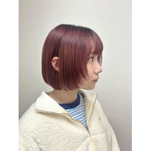 切りっぱなしボブ/顔まわりレイヤー/内巻きボブ/レイヤーボブ - AO。【アオ】掲載中