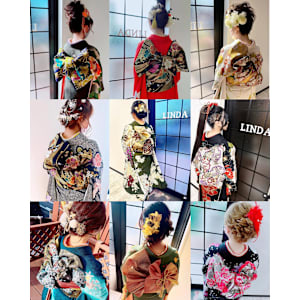 振袖着付けとヘアセット - Linda【～女性専用ヘアサロン～】【リンダ ジョセイセンヨウヘアサロン】掲載中
