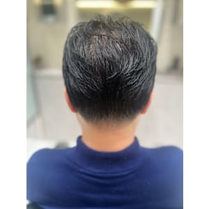 【麻布十番/メンズカット】ショート　センターパート　50代 - salon.de.SHILO 【メンズ理容室/バーバー】【サロンドシロ メンズリヨウシツ バーバー】掲載中