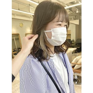inner beige × brown color♪/ミディ - JILL Hair Design NAMBA【ジルヘアデザインナンバ】掲載中