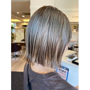 切りっぱなしボブ/ハイライト - trove by first 富沢店【トゥルーブ バイ ファースト トミザワテン】掲載中
