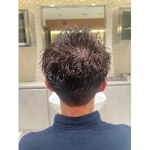 【麻布十番/メンズカット】ツーブロック　パーマ - salon.de.SHILO 【メンズ理容室/バーバー】【サロンドシロ メンズリヨウシツ バーバー】掲載中