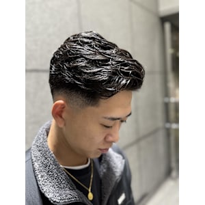 フェード毛流れパーマ - ヘアーモードキクチ 銀座店【ヘアーモードキクチ】掲載中