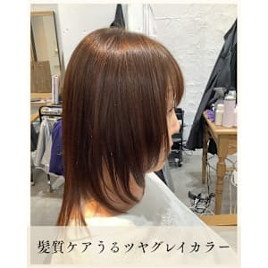 ≪お客様スタイル≫ うるツヤグレイカラー ホワイトアッシュ - chan.【チャンドット】掲載中