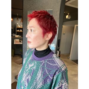 骨格診断して/ショートヘア/大人/スパイキーショート