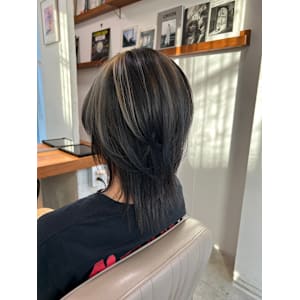 ブロックカラー/デザインカラー/ウルフカット - HaKU maison髪質改善/ハイライト/ショートボブ/パーマ【ハクメゾン】【ハクメゾン】掲載中