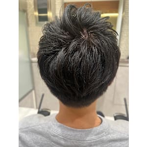 【麻布十番/メンズカット】アップバング　30代 - salon.de.SHILO 【メンズ理容室/バーバー】【サロンドシロ メンズリヨウシツ バーバー】掲載中