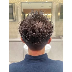 【麻布十番/メンズカット】ツーブロック　パーマ