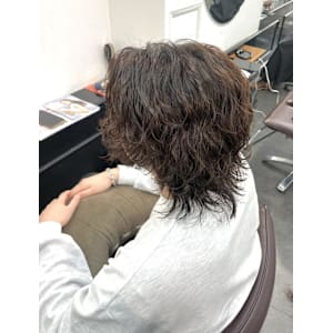 メンズカット/ウルフカット/メンズウルフ/サーフカール - AO。【アオ】掲載中