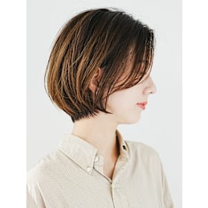 前下がりショート・ボブ/絶壁解消/前髪あり/40代/30代 - INCEPTION  GINZA 銀座【インセプション】掲載中