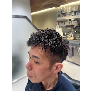 【麻布十番/メンズカット】ツーブロック　パーマ