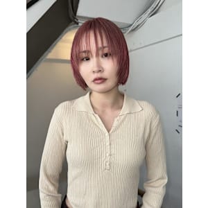 前髪ありミニボブ×ピンク　[本町/心斎橋/堺筋本町] - BOW【ボウ】掲載中