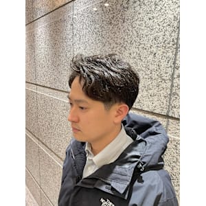 銀座 理容室 七三ツーブロックスタイル - ヘアーモードキクチ 銀座店【ヘアーモードキクチ】掲載中