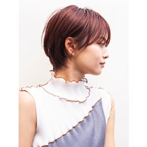 大人可愛い20代30代40代50代丸みショートくびれショート