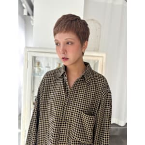 ベリーショートスタイリング - CIRCLES hair design 薬院浄水通り店【サークルヘアデザイン ヤクインジョウスイドオリテン】掲載中