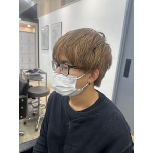 メンズダブルカラーミルクティー赤羽