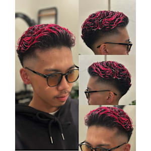 【メンズ｜フェード×レッドメッシュ】 - Free【フリー】掲載中