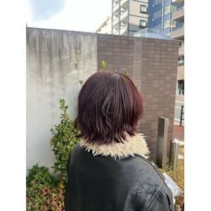 ボルドーカラー - 半個室型美容室 Sourire 荒戸店【ハンコシツガタビヨウシツ スーリール アラトテン】掲載中