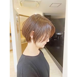 30代40代ショートカット/くびれショート/艶髪ブラウン - Chere ore 新金岡店【チェレ】【チェレ オレ シンカナオカテン】掲載中