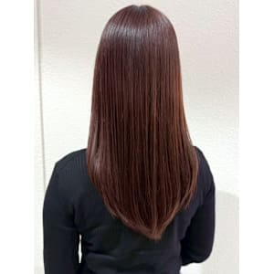 レッドブラウン 暖色系カラー 艶髪カラー ストレートヘア - Beautissimo 川越【ビューティシモ カワゴエ】掲載中