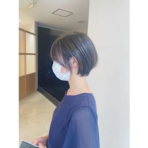 小中学生ショートカット/ひし形ショート/耳かけショート