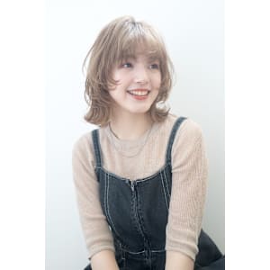 ハイトーンベージュ/ウルフレイヤー/ハイトーンウルフ - Chere azuri 狭山店【チェレ】【チェレ アズーリ サヤマテン】掲載中