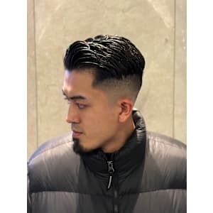 サイドパートスキンフェード - ヒロ銀座バーバーショップ難波店【ヒロギンザバーバーショップナンバテン】掲載中