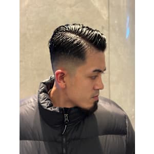 サイドパートスキンフェード - ヒロ銀座バーバーショップ難波店【ヒロギンザバーバーショップナンバテン】掲載中