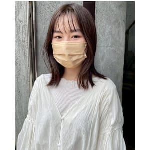 シースルーバング/レイヤーカット/大人ミディアム/20代 - every【エヴリィ】掲載中