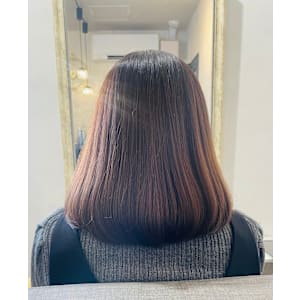 丸みストレートボブ✕艶ブラウン - #ffo6【ブラン】 立川店【ブラン タチカワテン】掲載中