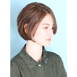 ショート・ボブ/白髪ぼかし/ハイライト/ボブレイヤー/40代 - INCEPTION  GINZA 銀座【インセプション】掲載中