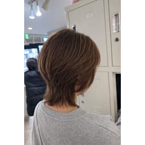 白髪染め×ショートレイヤー - La luna【ラ ルナ】掲載中