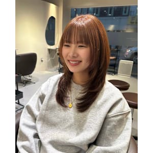 ハッシュカット×オレンジブラウン - annee【アネ】掲載中