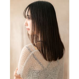 ダークアッシュウェットヘア黒髪美髪レイヤーロング20代30代 - COVER HAIR bliss【カバーヘア ブリス】上尾/上尾西口店【カバーヘアブリス アゲオ アゲオニシグチテン】掲載中