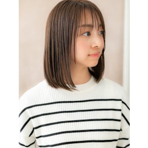 ココアブラウン美髪艶感ストレート前下がりボブディ20代30代 - COVER HAIR bliss【カバーヘア ブリス】上尾/上尾西口店【カバーヘアブリス アゲオ アゲオニシグチテン】掲載中