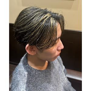 センターパート×メッシュ - ヒロ銀座BARBER SHOP 名古屋本店【ヒロギンザバーバーショップナゴヤホンテン】掲載中