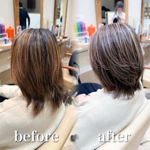 白髪ぼかし細めハイライト30代40代50代【藤沢　藤沢駅】 - STELLA by KENJE【ステラバイケンジ】掲載中