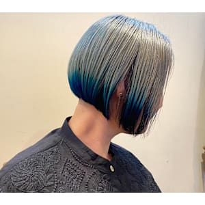 エンドカラーブルー - さんかく美容室【サンカクビヨウシツ】掲載中