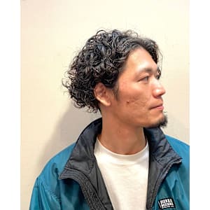 メンズスパイラルパーマ - さんかく美容室【サンカクビヨウシツ】掲載中