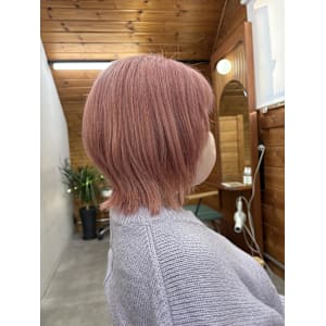 ショートウルフ×ペールピンク - DEPT武蔵浦和【デプトムサシウラワ】掲載中