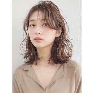 ゆるふわかき上げバングくびレイヤーこなれミディp1　韓国巻き - COVER HAIR bliss【カバーヘア ブリス】上尾/上尾西口店【カバーヘアブリス アゲオ アゲオニシグチテン】掲載中
