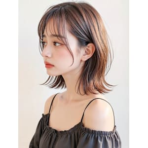 抜け感2wayバングウルフカットくびれミディp1　脱白髪染め - COVER HAIR bliss【カバーヘア ブリス】上尾/上尾西口店【カバーヘアブリス アゲオ アゲオニシグチテン】掲載中