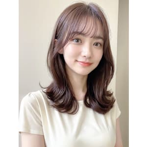 ピンクブラウン大人可愛い外巻きくびレイヤーp1　ダークグレー - mod's hair【モッズヘア】上尾/上尾西口店【モッズヘア アゲオ アゲオニシグチテン】掲載中