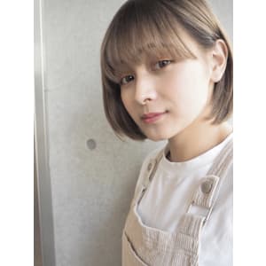 【 t o t . 】耳かけも可愛いシンプルなボブ☆